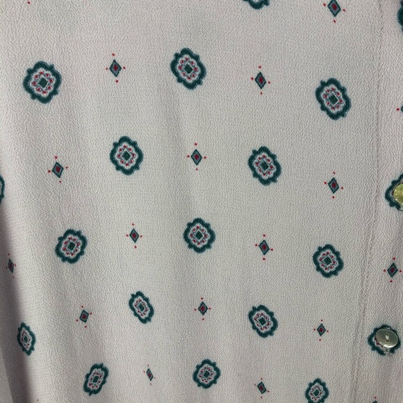 Free People Printed Light Purple Long Sleeve Top - Picture 3 of 6